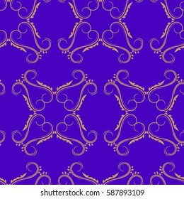 Endless abstract pattern. Background texture.  Vector illustration.
