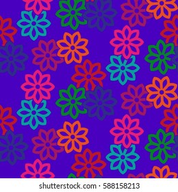 Endless abstract pattern. Background texture.  Vector illustration.