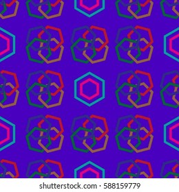 Endless abstract pattern. Background texture.  Vector illustration.