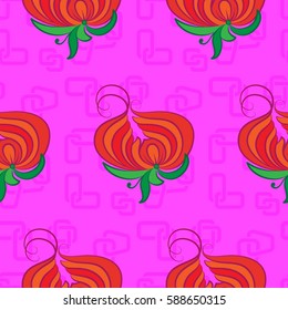 Endless abstract pattern. Background texture.  Vector illustration.