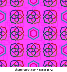 Endless abstract pattern. Background texture.  Vector illustration.