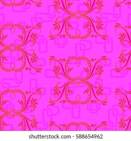 Endless abstract pattern. Background texture.  Vector illustration.