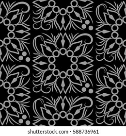 Endless abstract pattern. Background texture.  Vector illustration.