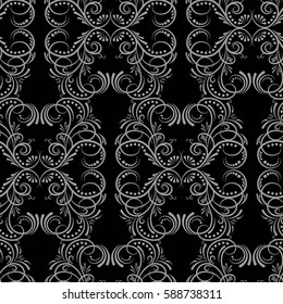 Endless abstract pattern. Background texture.  Vector illustration.