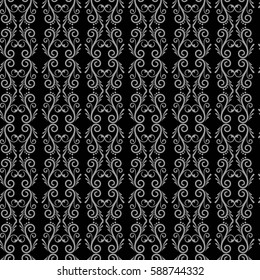 Endless abstract pattern. Background texture.  Vector illustration.
