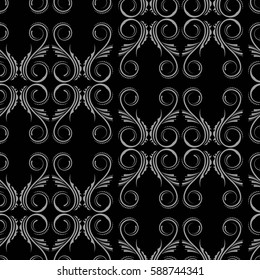 Endless abstract pattern. Background texture.  Vector illustration.