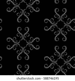Endless abstract pattern. Background texture.  Vector illustration.