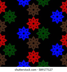 Endless abstract pattern. Background texture.  Vector illustration.