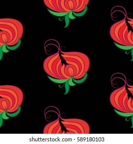 Endless abstract pattern. Background texture.  Vector illustration.