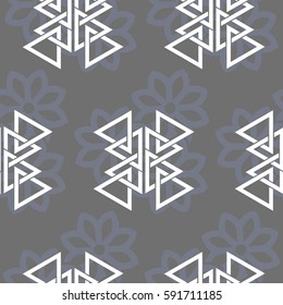 Endless abstract pattern. Background texture.  Vector illustration.