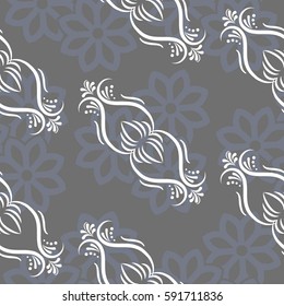 Endless abstract pattern. Background texture.  Vector illustration.