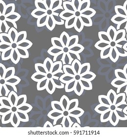 Endless abstract pattern. Background texture.  Vector illustration.