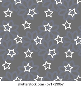 Endless abstract pattern. Background texture.  Vector illustration.