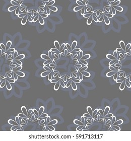 Endless abstract pattern. Background texture.  Vector illustration.