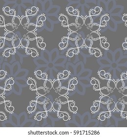 Endless abstract pattern. Background texture.  Vector illustration.