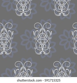 Endless abstract pattern. Background texture.  Vector illustration.