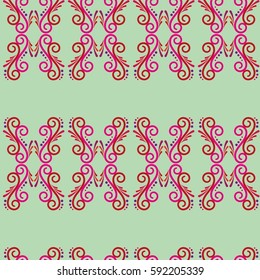 Endless abstract pattern. Background texture.  Vector illustration.