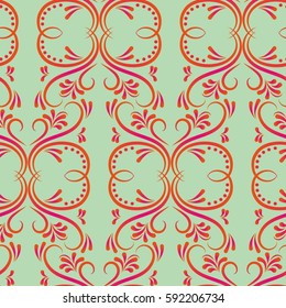 Endless abstract pattern. Background texture.  Vector illustration.