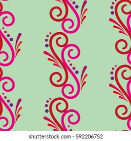 Endless abstract pattern. Background texture.  Vector illustration.