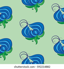 Endless abstract pattern. Background texture.  Vector illustration.