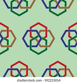 Endless abstract pattern. Background texture.  Vector illustration.