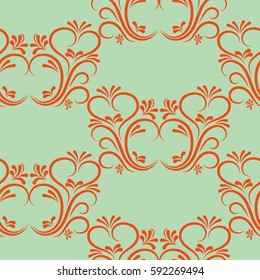 Endless abstract pattern. Background texture.  Vector illustration.