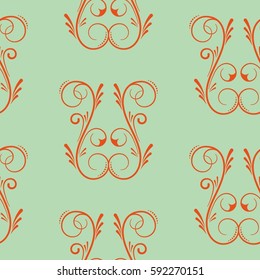 Endless abstract pattern. Background texture.  Vector illustration.
