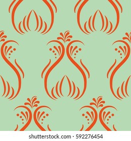 Endless abstract pattern. Background texture.  Vector illustration.