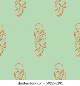 Endless abstract pattern. Background texture.  Vector illustration.
