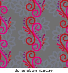 Endless abstract pattern. Background texture.  Vector illustration.