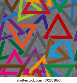 Endless abstract pattern. Background texture.  Vector illustration.