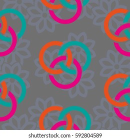 Endless abstract pattern. Background texture.  Vector illustration.