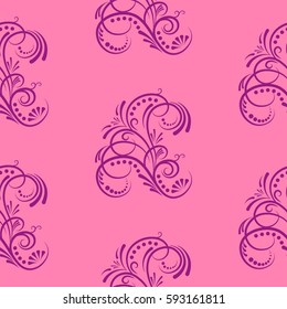 Endless abstract pattern. Background texture.  Vector illustration.