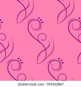 Endless abstract pattern. Background texture.  Vector illustration.