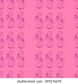 Endless abstract pattern. Background texture.  Vector illustration.