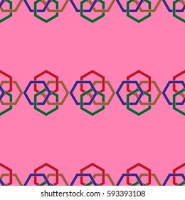 Endless abstract pattern. Background texture.  Vector illustration.