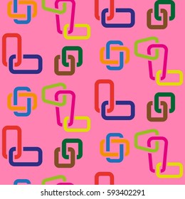 Endless abstract pattern. Background texture.  Vector illustration.