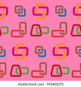 Endless abstract pattern. Background texture.  Vector illustration.