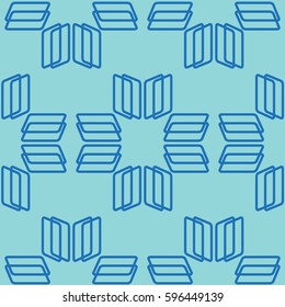 Endless abstract pattern. Background texture.  Vector illustration.