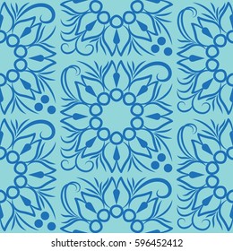 Endless abstract pattern. Background texture.  Vector illustration.