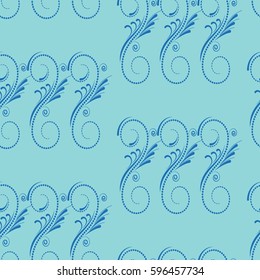 Endless abstract pattern. Background texture.  Vector illustration.