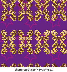 Endless abstract pattern. Background texture.  Vector illustration.