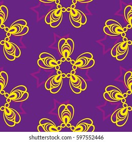 Endless abstract pattern. Background texture.  Vector illustration.