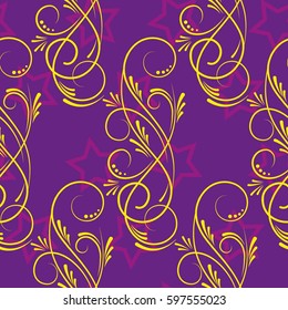 Endless abstract pattern. Background texture.  Vector illustration.