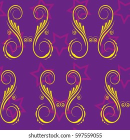 Endless abstract pattern. Background texture.  Vector illustration.