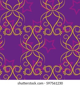 Endless abstract pattern. Background texture.  Vector illustration.