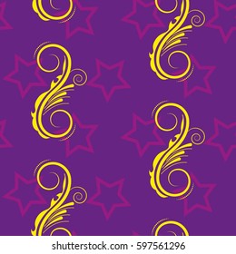Endless abstract pattern. Background texture.  Vector illustration.