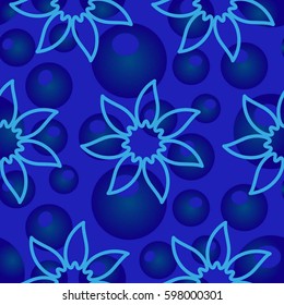 Endless abstract pattern. Background texture.  Vector illustration.