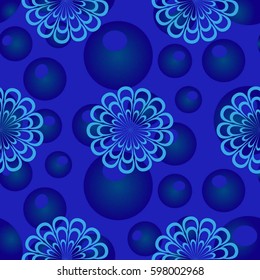 Endless abstract pattern. Background texture.  Vector illustration.