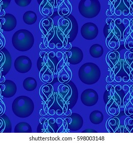 Endless abstract pattern. Background texture.  Vector illustration.